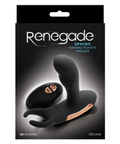 Renegade Sphinx Warming Prostate Massager - Black