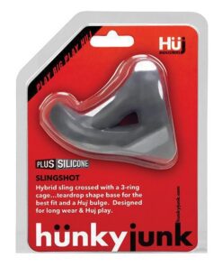 Hunky Junk Slingshot 3 Ring Teardrop - Stone