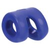 Hunky Junk Connect Cock Ring w/Balltugger - Cobalt