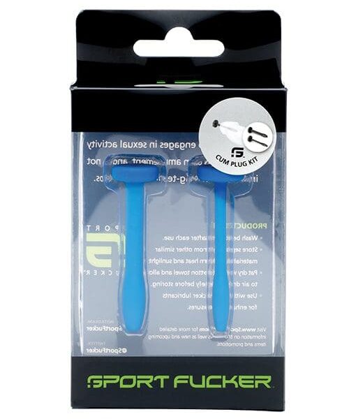 Sport Fucker Cum Plug Kit - Blue