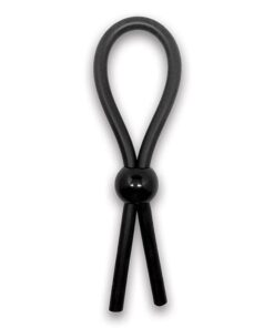 Rock Solid Lasso Single Adjustable Lock Black Silicone