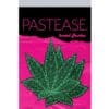 Pastease Glitter Marijuana Leafs - Green O/S