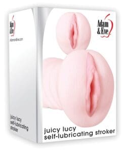 Adam & Eve Juicy Lucy Self Lubricating Stroker - White