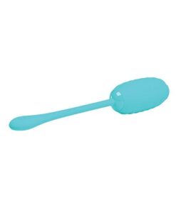 Pretty Love Kirk Liquid Silicone Remote Egg - Turquoise