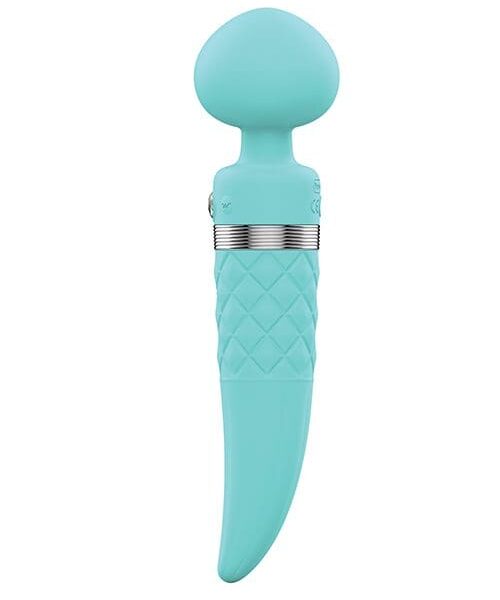 Pillow Talk Sultry Rotating Wand - Teal