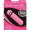 Simple & True Rechargeable Vibrating Bullet - Pink