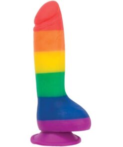 Addiction Justin 8" Dildo - Rainbow