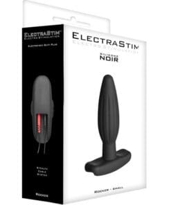 ElectraStim Accessory - Silicone Noir Rocker Butt Plug - Small