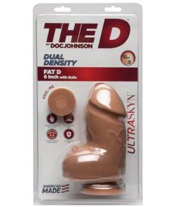 The D 6" Fat D w/Balls - Caramel