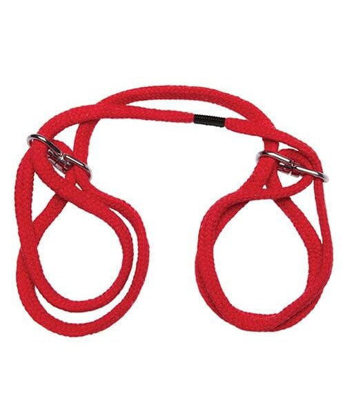 Japanese Style Bondage Wrist or Ankle Cotton Rope - Red