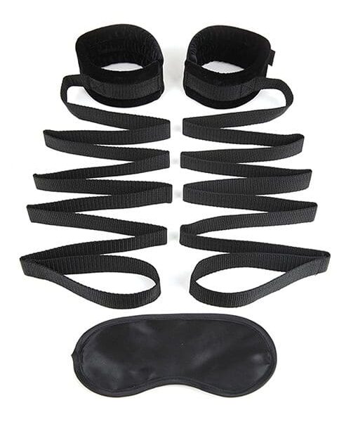 Lux Fetish Bondage Bed Strap Restraint System - 2 pc Set