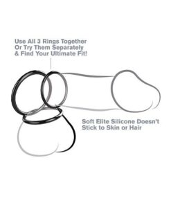 Fantasy C-Ringz Silicone 3-Ring Stamina Set