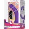 Pegasus 6" Rechargeable Curved Peg w/Adjustable Harness & Remote Set - Purple