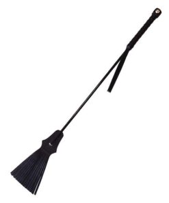 Rouge Tasselled Riding Crop - Black