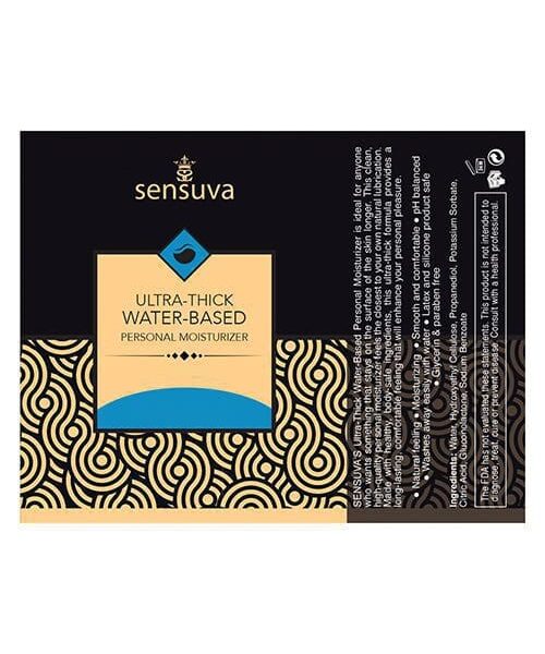 Sensuva Ultra Thick Water Based Personal Moisturizer - 8.12 oz Unscented