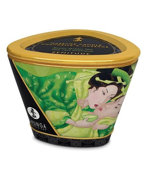 Shunga Massage Candle Zenitude - 5.7 oz Exotic Green Tea