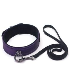 Spartacus Galaxy Legend Collar & Leash - Purple