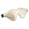 Spartacus Blindfold w/Leather - White Snakeskin Micro Fiber