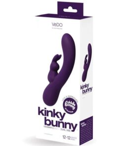 VeDO Kinky Bunny Plus Rechargeable Dual Vibe - Deep Purple