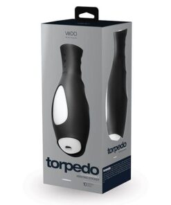 VeDO Torpedo Vibrating Rechargable Stroker - Just Black