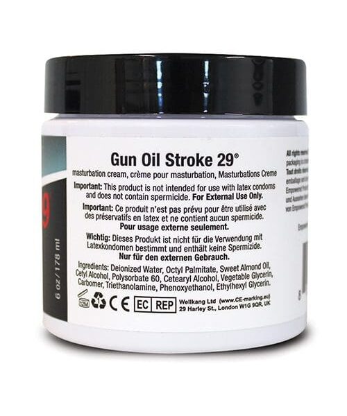 Stroke 29 Masturbation Cream - 6.7 oz Jar