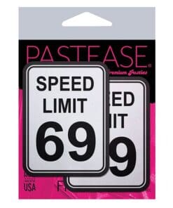 Pastease Premium Speed Limit 69 - White/Black O/S