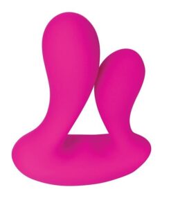 Adam & Eve Rechargeable Dual Entry Vibe w/Remote - Pink