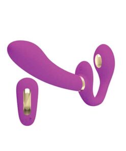 Pretty Love Thunderbird Electrostim Strapless Strap On - Fuchsia