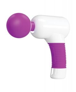 Pretty Love Super Power Fun Gun Massager - White/Fuchsia