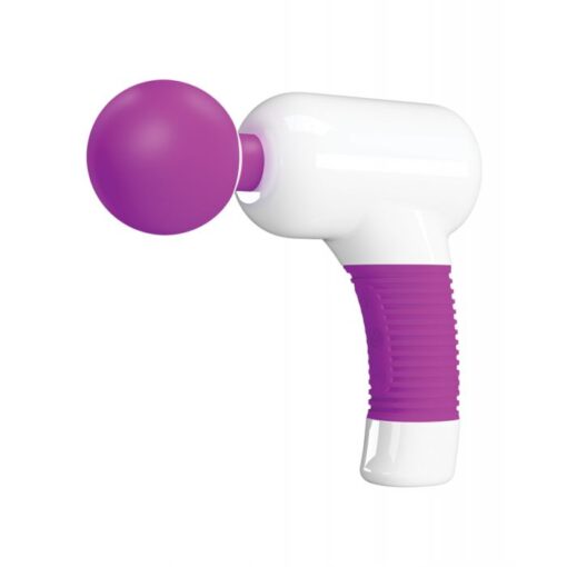 Pretty Love Super Power Fun Gun Massager - White/Fuchsia