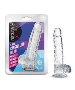 Blush Naturally Yours 6" Crystalline Dildo - Diamond