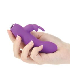 Alice's Bunny Rechargeable Bullet w/Rabbit Sleeve - 10 Functions Purple