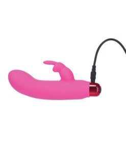 Alice's Bunny Rechargeable Bullet w/Rabbit Sleeve - 10 Functions Pink