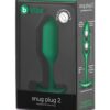 b-Vibe Weighted Snug Plug 2 - 114 g Green