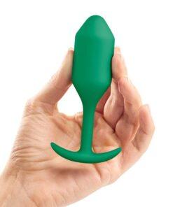 b-Vibe Weighted Snug Plug 2 - 114 g Green