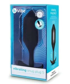 b-Vibe Vibrating Snug Plug - XXLarge Black