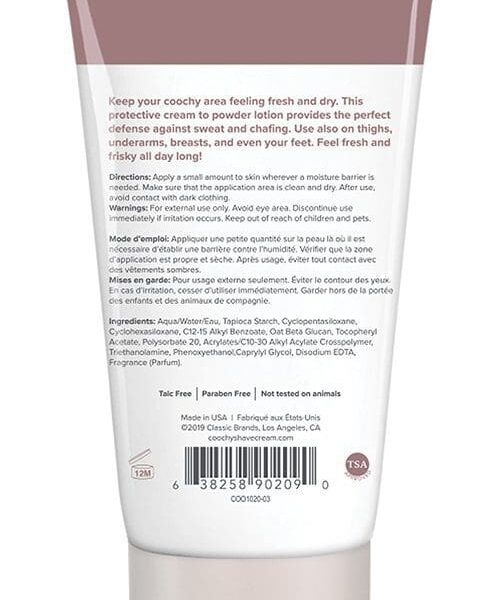 COOCHY Sweat Defense Protection Lotion - 3.4 oz Peony Prowess