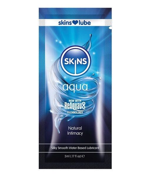 Skins Aqua Water Based Lubricant - 5 ml Foil