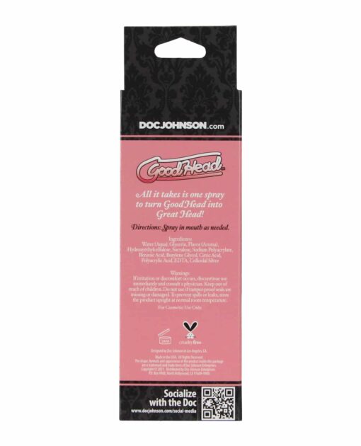 GoodHead Juicy Head Dry Mouth Spray - 2 oz Pink Lemonade