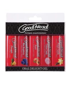 GoodHead Oral Delight Gel - 1 oz Asst. Flavors Pack of 5