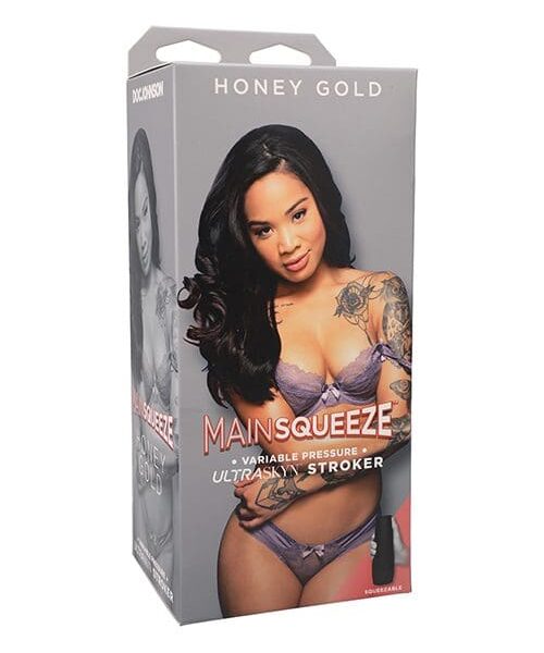 Main Squeeze Pussy Stroker - Honey Gold