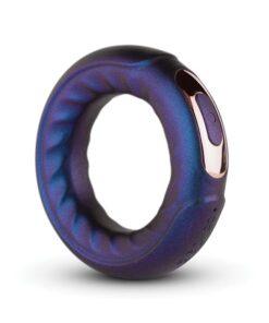 Hueman Saturn Vibrating Cock/Ball Ring - Purple