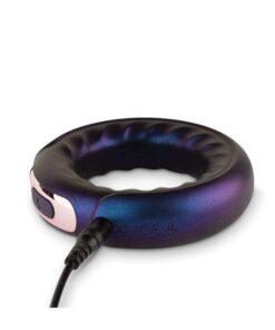 Hueman Saturn Vibrating Cock/Ball Ring - Purple