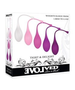 Evolved Tight & Delight 5 pc Weighted Kegel Ball Set - Assorted Colors