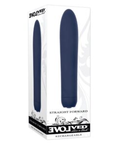 Evolved Straight Forward Vibrator - Blue