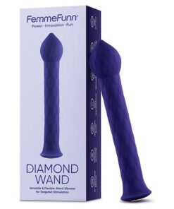 Femme Funn Diamond Wand - Dark Purple