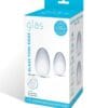 Glas 2 pc Glass Yoni Eggs Set - Clear