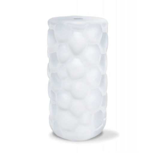 Pleasure Package Use w/Caution Tight Textured Stroker - White