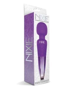 Nixie Rechargeable Wand Massager - Purple Ombre Metallic