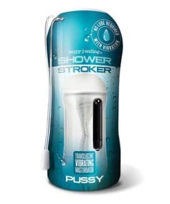 Shower Stroker Vibrating Pussy - Clear